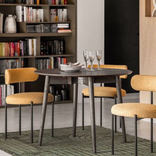 Hatfield Folding Dining Table | Smoked Oak