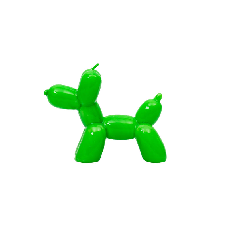 Balloon Dog Candle | Neon Green