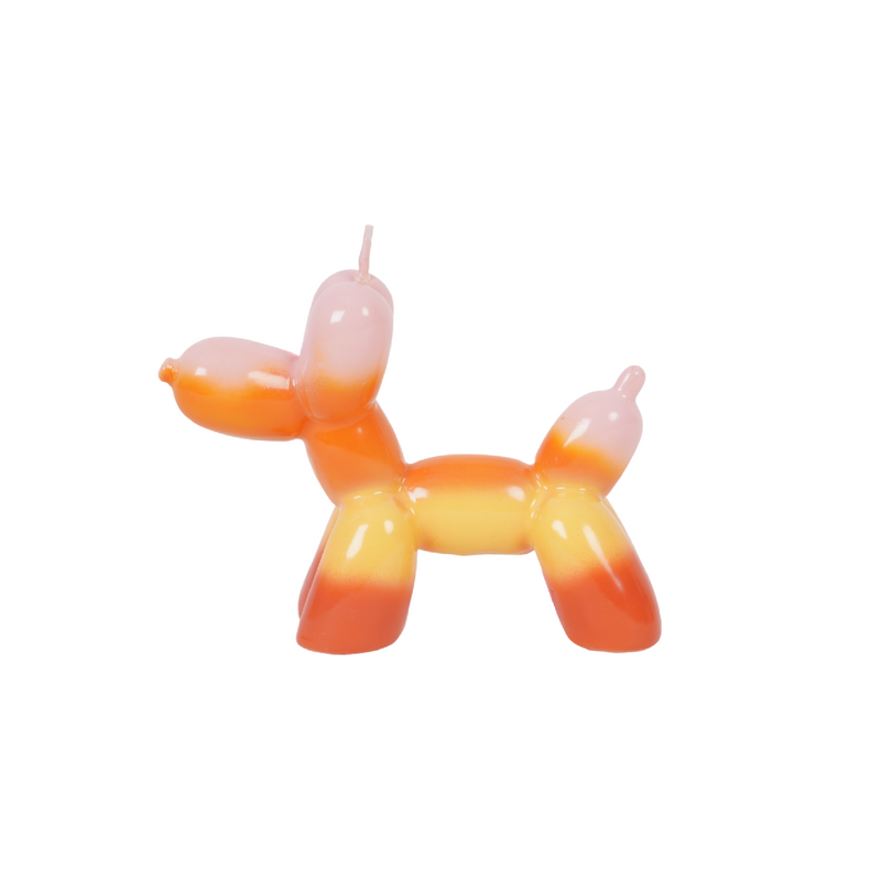 Balloon Dog Candle | Ombre Sunset