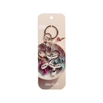 Balloon Dog Keyring | Metallic Silver