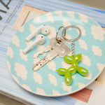 Balloon Dog Keyring | Pearlescent Green