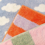 Bath Mat | Blue & White Cloud