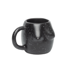 Body Shapes Boobs Round Mug | Black