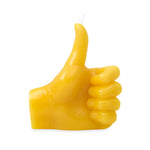 Body Shapes Thumbs Up Candle | Yellow