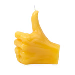 Body Shapes Thumbs Up Candle | Yellow