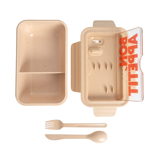 Bon Appetite' Lunch Box | Sand