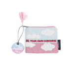 Bright Sentiment Pouch with Tassel | Be Your Own Sunshine