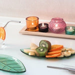 Candle Holder Set & Tray | Rectangular