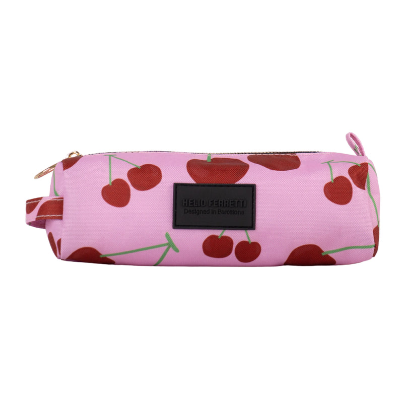 Cherry Pencil Case | Pink & Red