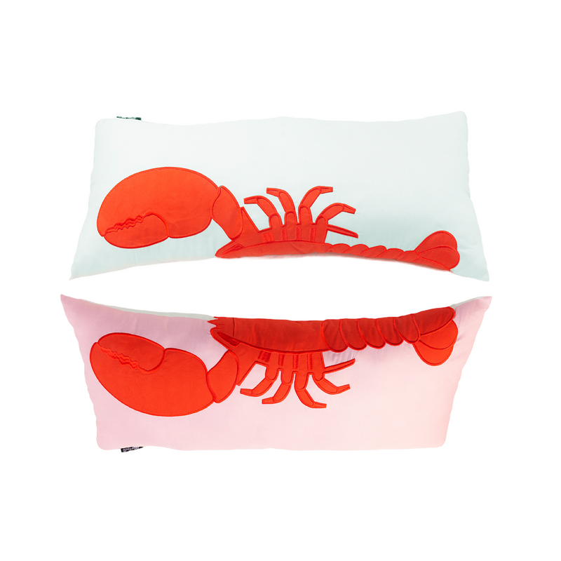 Double Sided Cushion | Lobster | Pink & Red