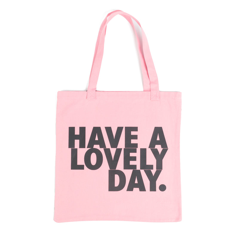 Double Sided Tote Bag | Lovely Day | Pink