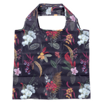 Foldable Shopper Big Bag (45 x 42cm) | Made from Recycled RPET Bottles | Large Tropical Floral