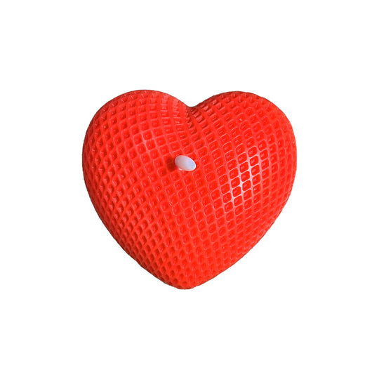LED Love Heart Candle | Red