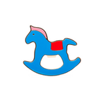 Magnetic Cock Horse Bottle Opener | Blue