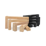 Multi-Arm Wooden Candle Holder | Black