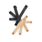 Multi-Arm Wooden Candle Holder | Black