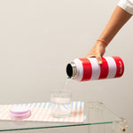 On The Go Bottle | Red Stripes | 1L