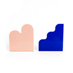 Pop Art Bookends | Blue & Pink | Set of 2