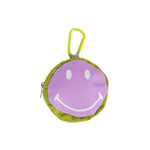 Retro Smiley Face Coin Purse | Purple