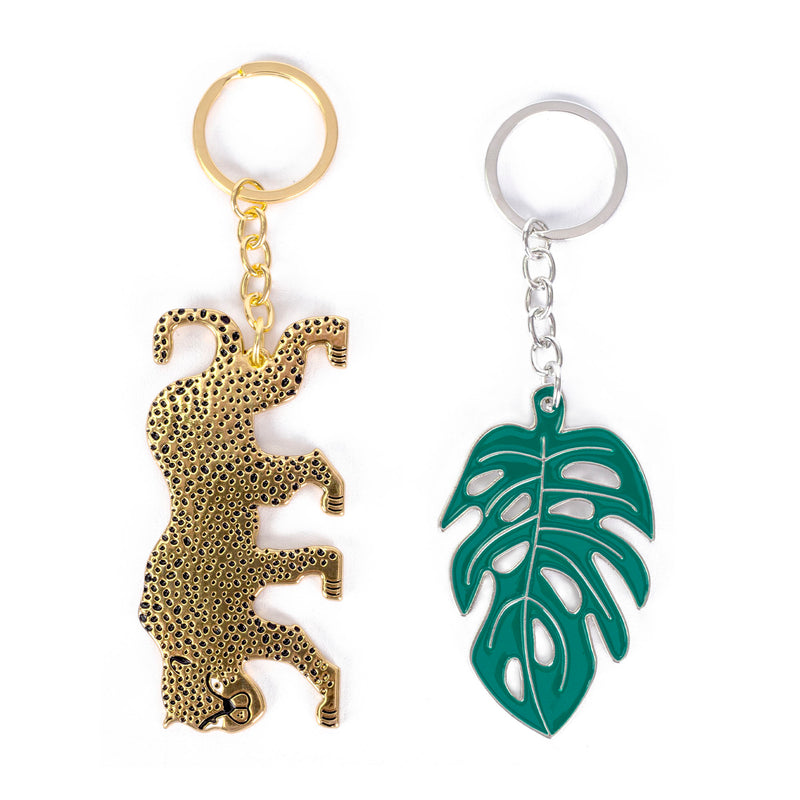 Set of 2 Keyrings | Jungle