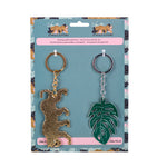 Set of 2 Keyrings | Jungle