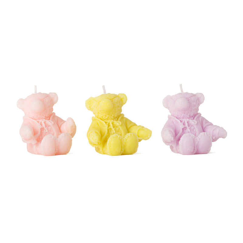 Teddy Bear Candles | Set of 3