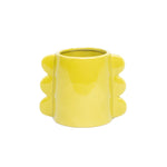 Waves Medium Vase | Yellow | 11cm