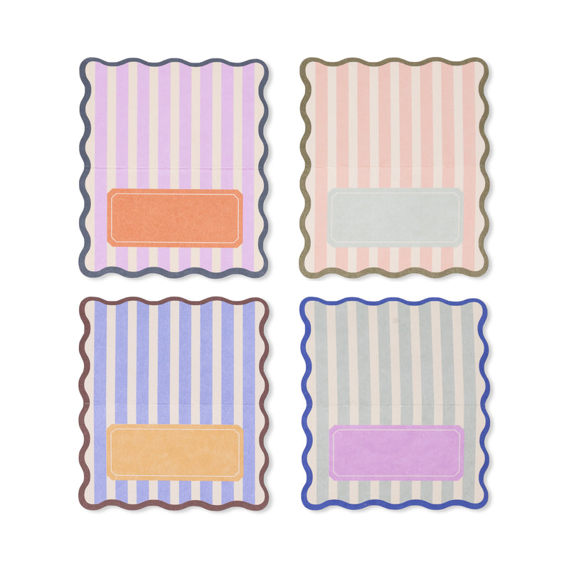 Place Cards | Stripes | Set of 24