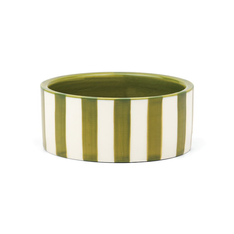 The Izzy Wine Coaster | Green Stripe