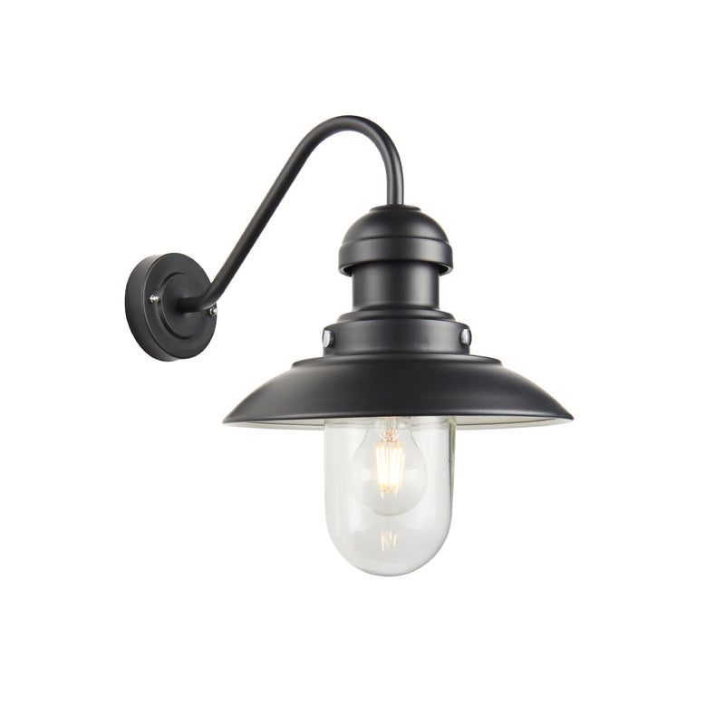 Outdoor Hereford Wall Light | Black