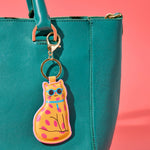 Hijinx Cat Bag Charm | Orange