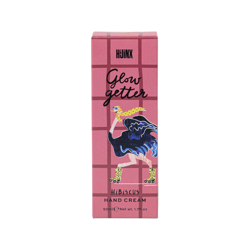 Hijinx 'Glow Getter' Ostrich Hand Cream | Hibiscus | 50ml