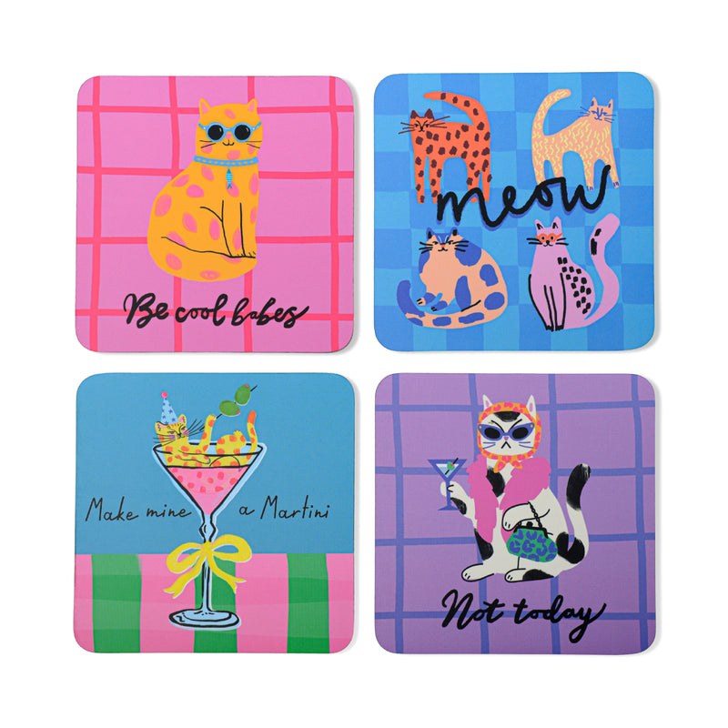 Hijinx Cat Lover Coasters | Set of 4