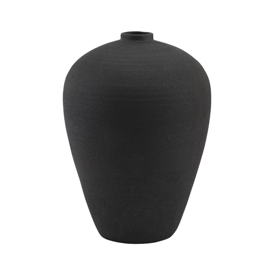 Astral Ceramic Vase | Matt Black | 57cm