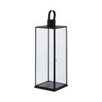 Flat Top Lantern | Black | Medium