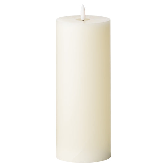 Luxe Collection Natural Glow LED Candle | Cream | 23cm