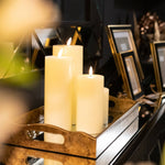 Luxe Collection Natural Glow LED Candle | Cream | 23cm