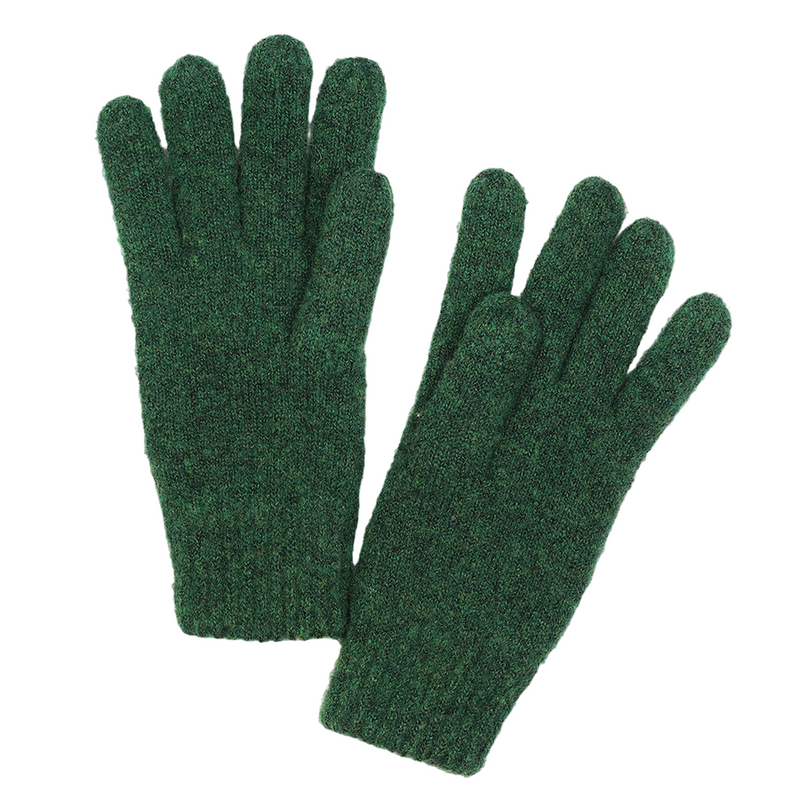 Men's Rib Knit Gloves | Forest Green