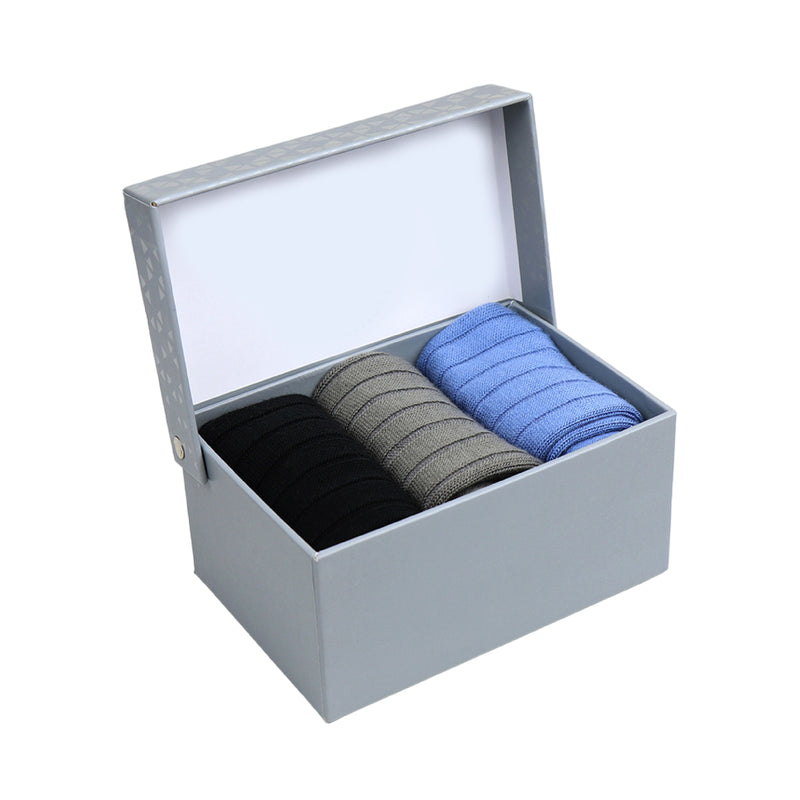 Men's Sock Box | Blue Mix | Set of 3