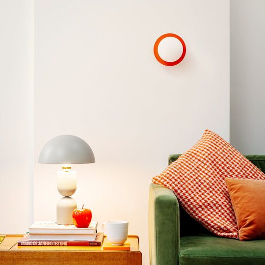 Opal Disk Wall Light | Orange