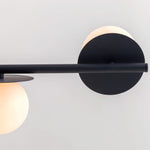 4 Shade Opal Disk Ceiling Light | Charcoal Grey