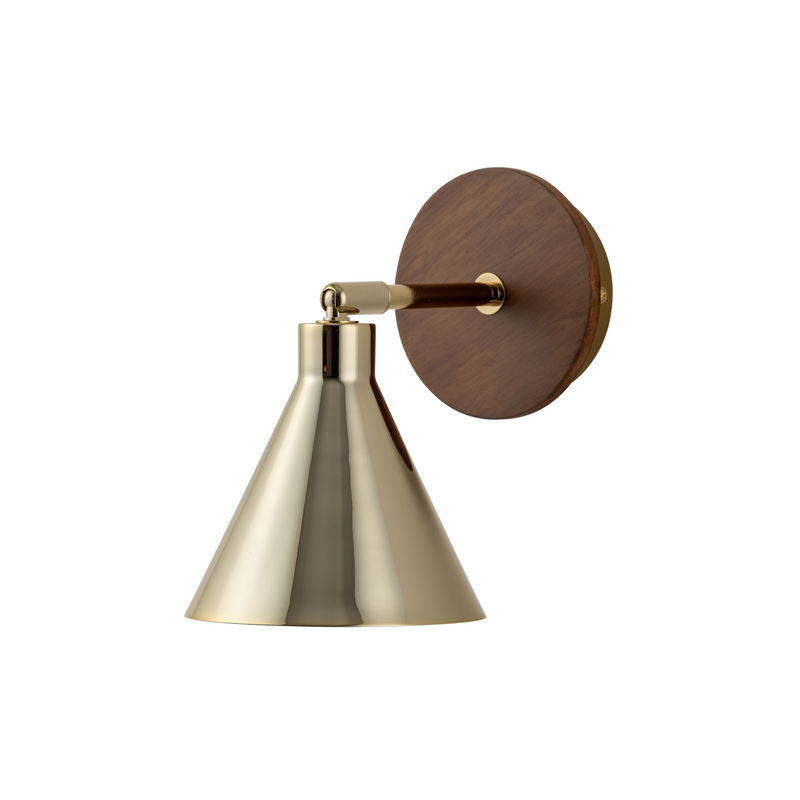 Cone Wall Light | Brass