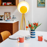 Diffuser Tripod Floor Lamp | Yellow