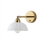 Flower Sconce Wall Light | White