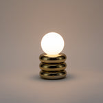 Glow Worm Cordless Table Lamp | Brass