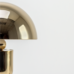 Mushroom Dome Table Lamp | Brass