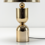 Mushroom Dome Table Lamp | Brass