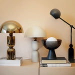 Mushroom Dome Table Lamp | Brass