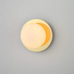 Opal Disk Wall Light | Brass