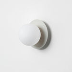 Opal Disk Wall Light | Sand